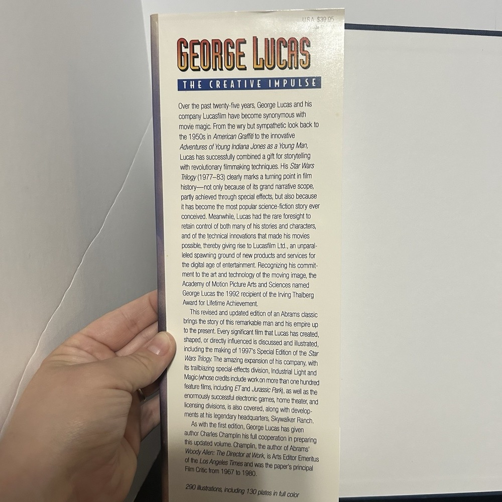 GEORGE LUCAS: THE CREATIVE IMPULSE By Charles Champlin - Hardcover **Excellent** - Picture 7 of 16